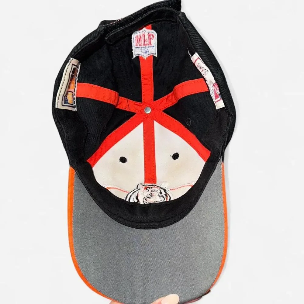 Vintage 90s NFL Cincinnati Bengals Adjustable Hat with Embroidered Tiger Logo